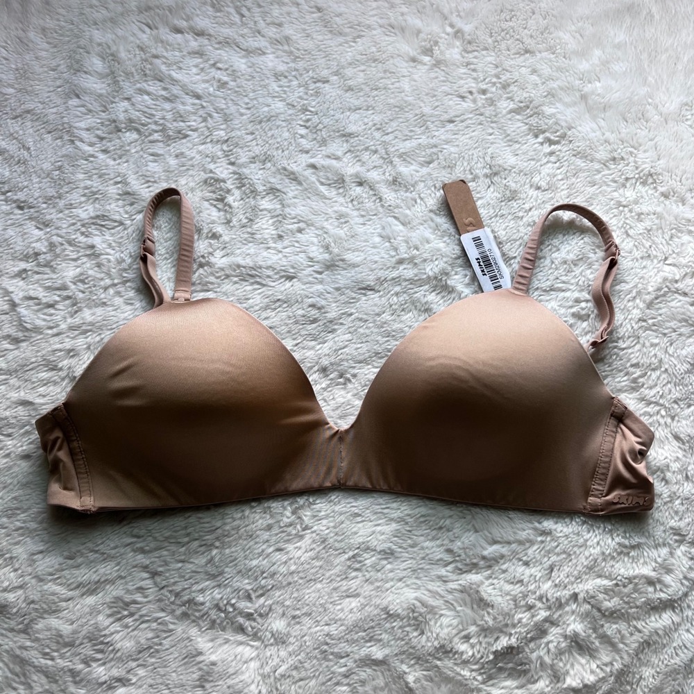 Skims Women's Wireless Form Maternity Nursing Bra Clay PL-PLG-7704W Size 34B NEW - Picture 3 of 11